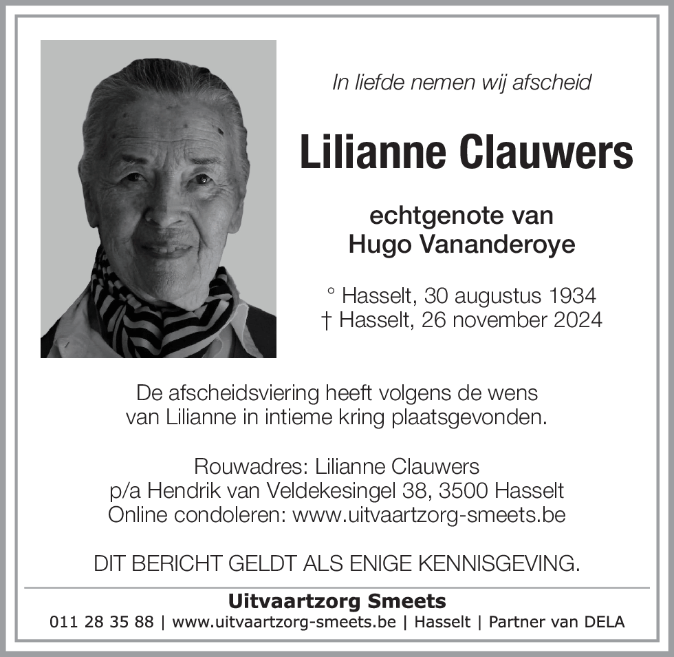 Lilianne Clauwers