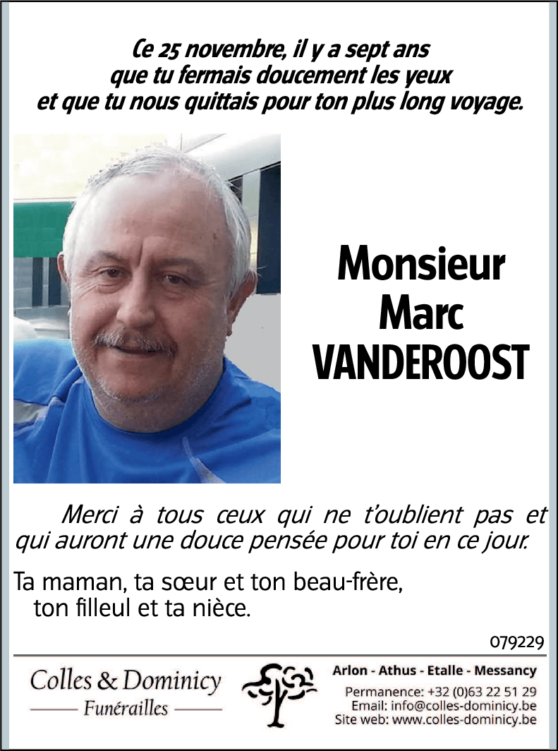 Marc VANDEROOST