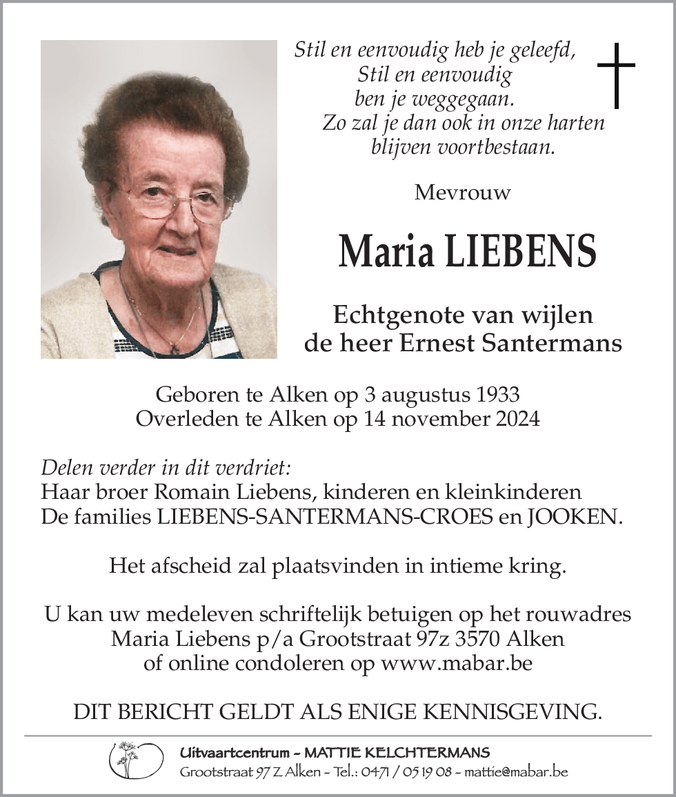 Maria Liebens