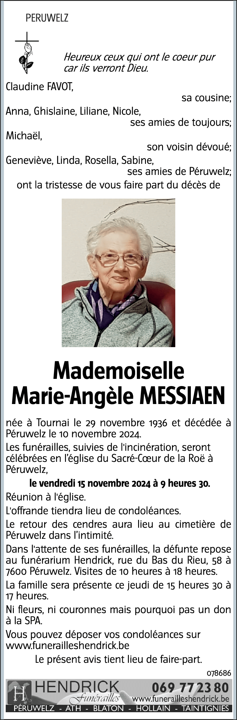 Marie Angèle MESSIAEN