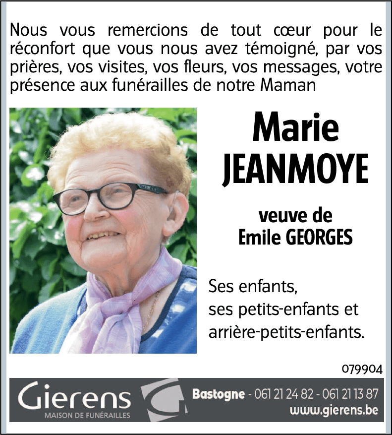 Marie JEANMOYE