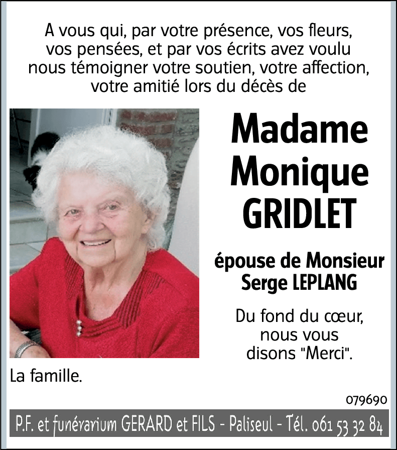 Monique GRIDLET