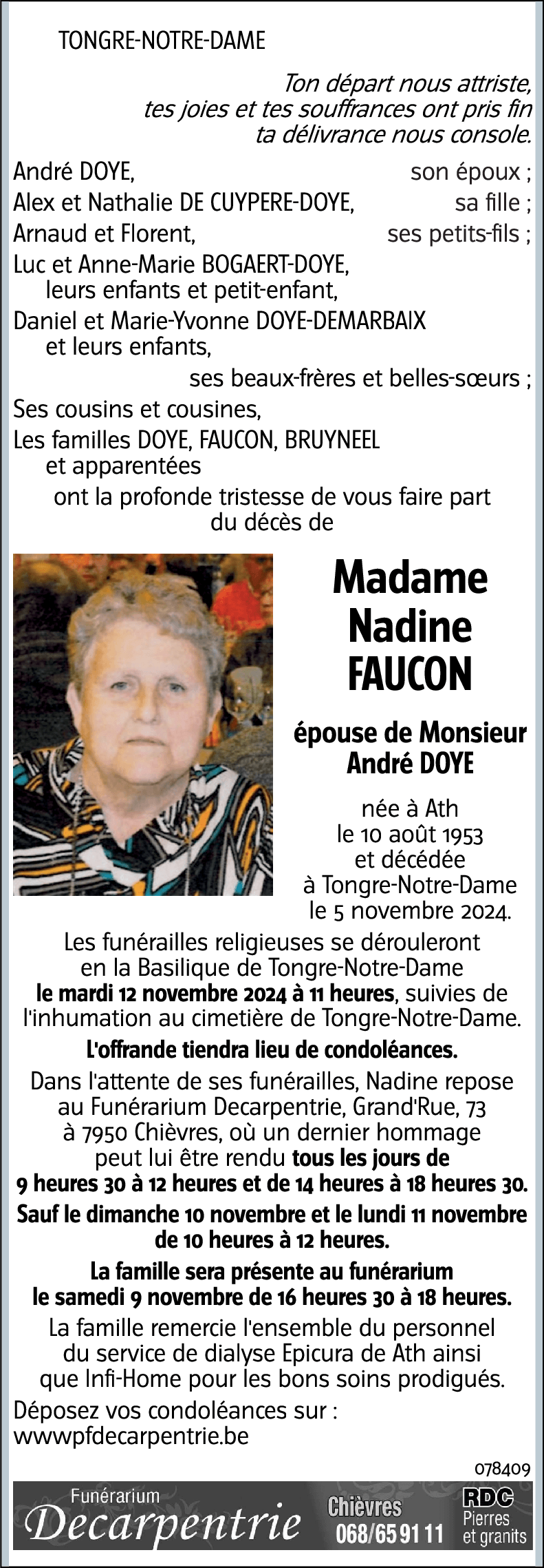 Nadine Faucon