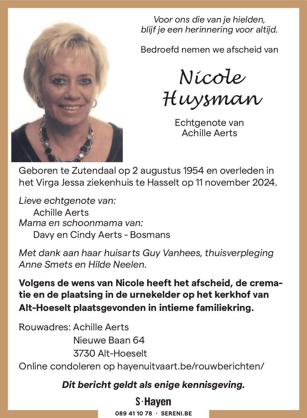 Nicole Huysman