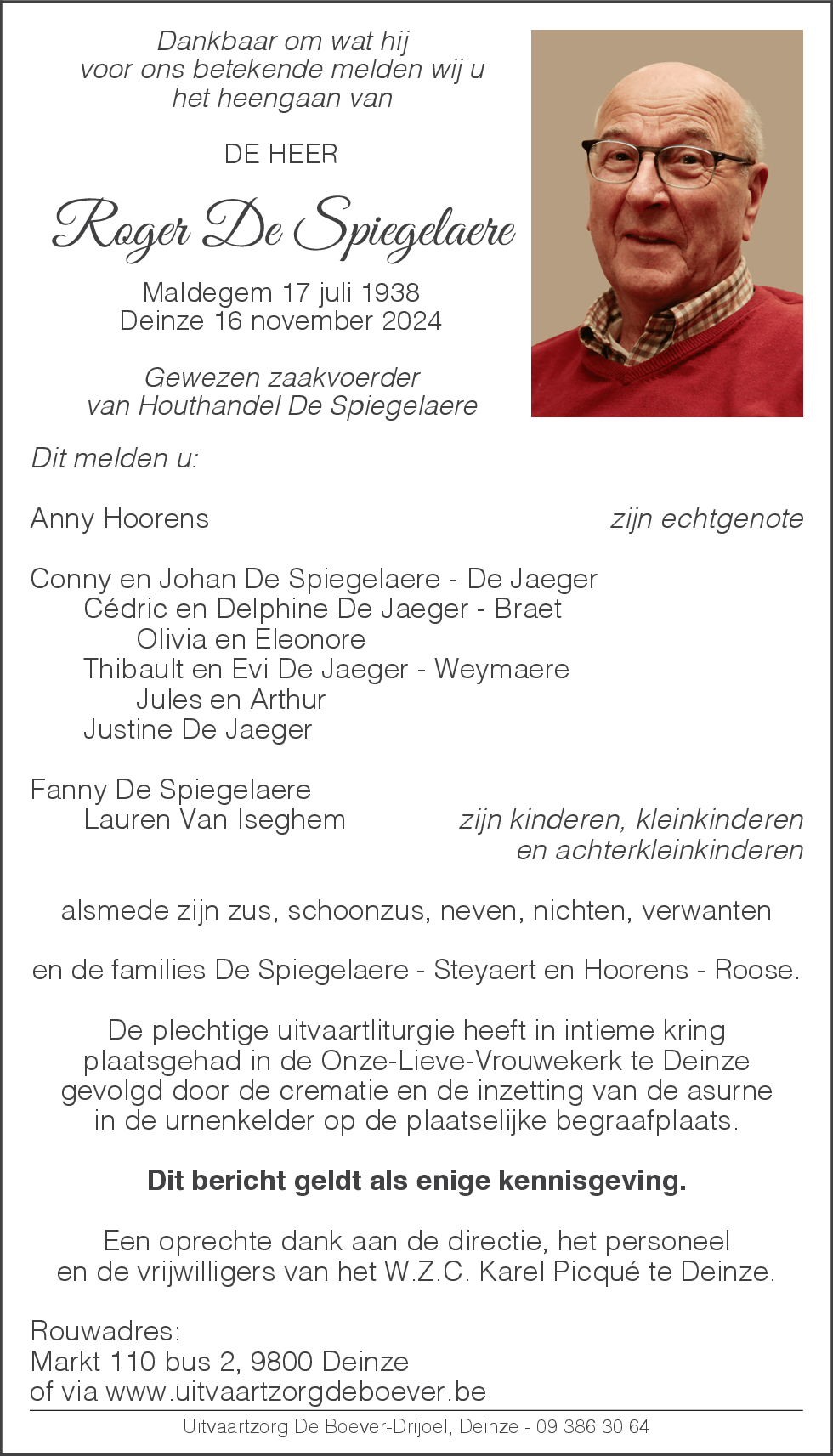 Roger De Spiegelaere