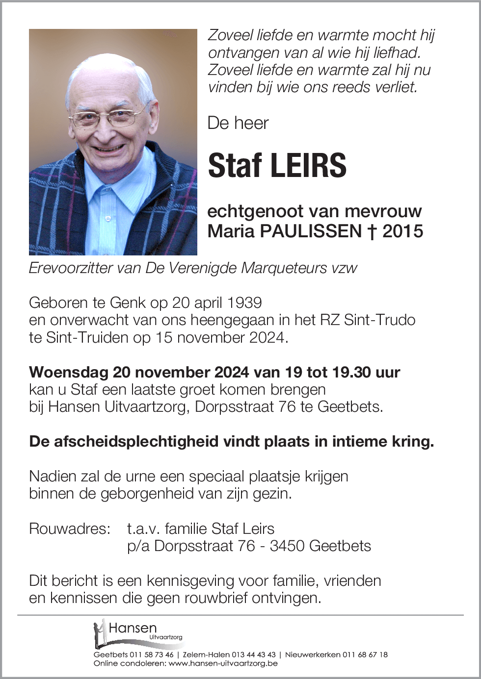 Staf LEIRS