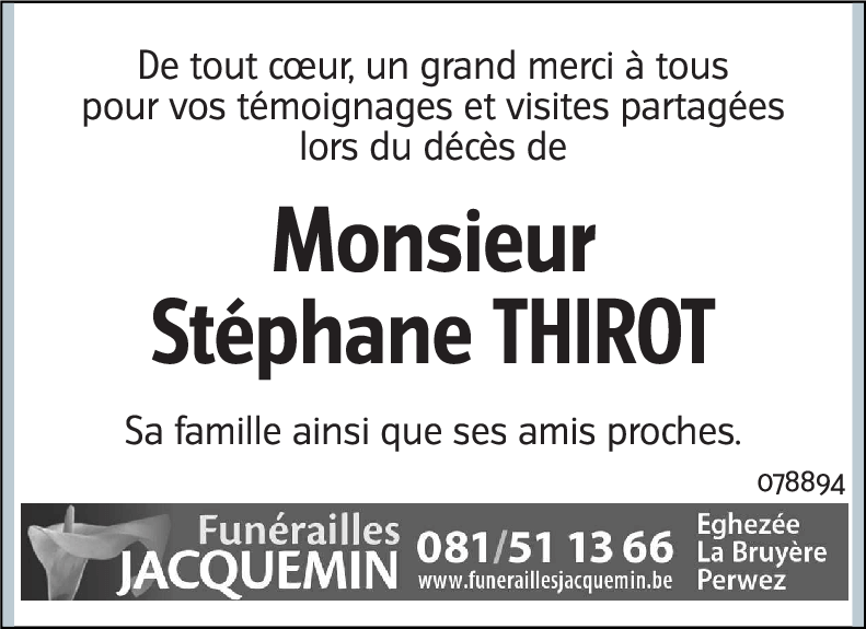 Stephane Thirot