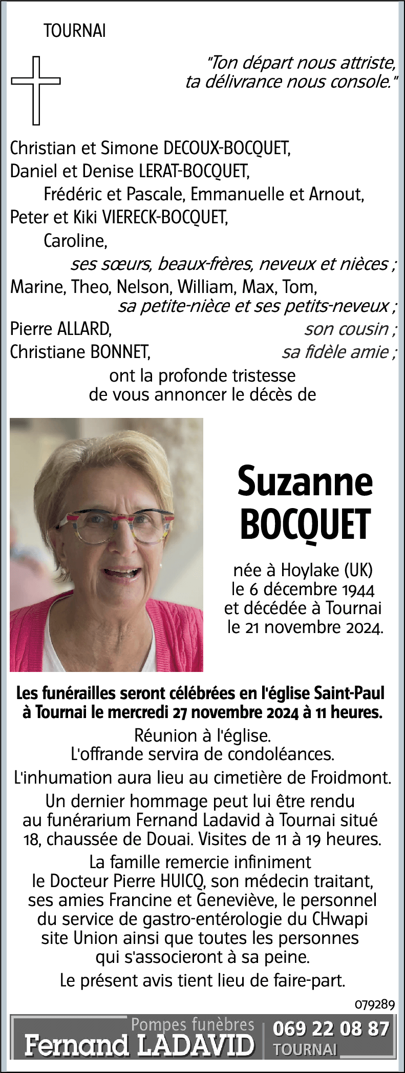 Suzanne BOCQUET