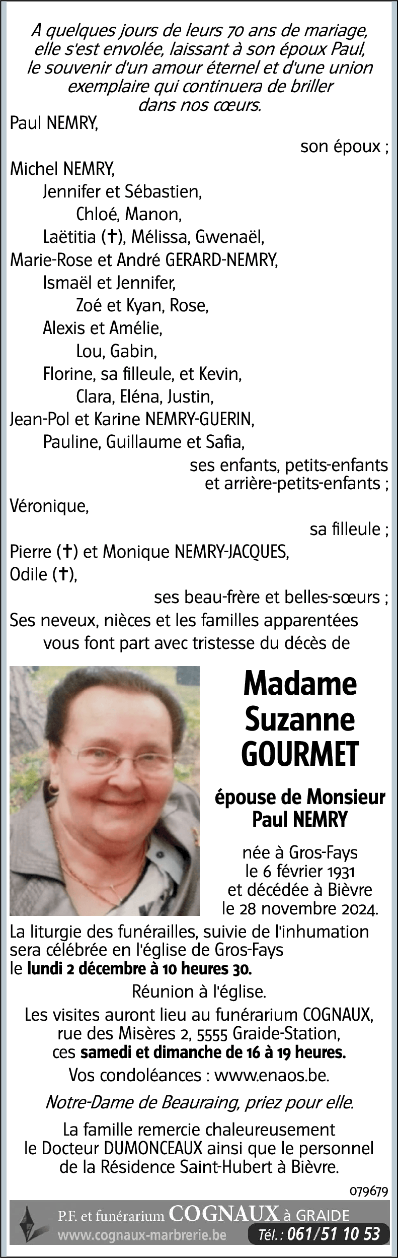 Suzanne GOURMET