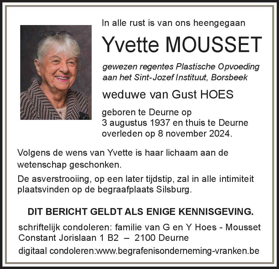 Yvonne Mousset