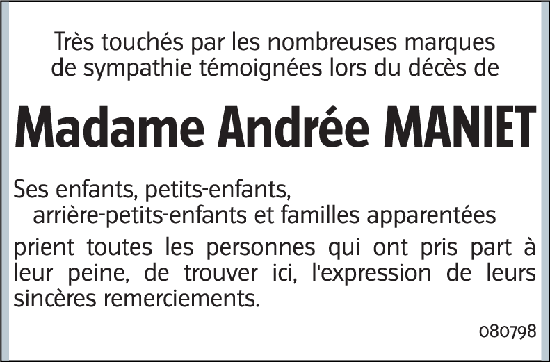 Andrée Maniete