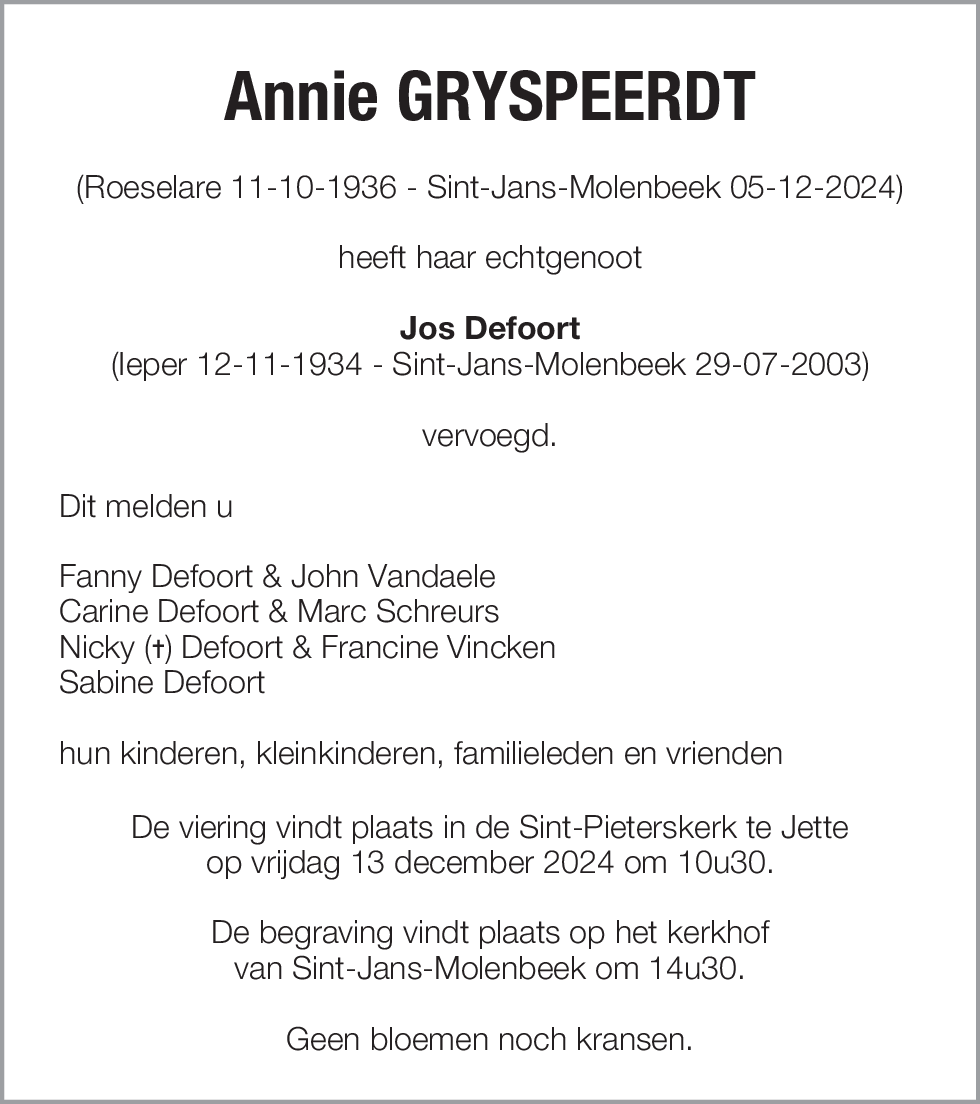 Annie Gryspeerdt