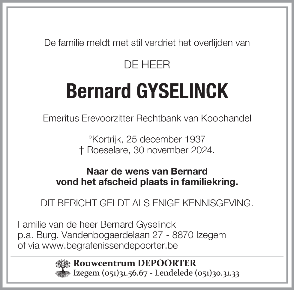 Bernard Gyselinck