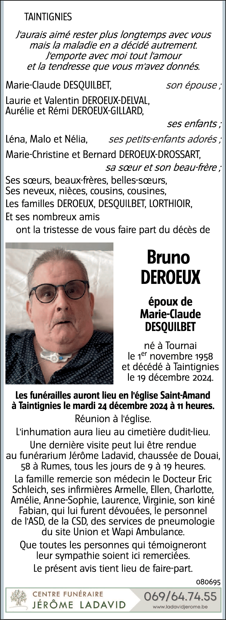 Bruno DEROEUX