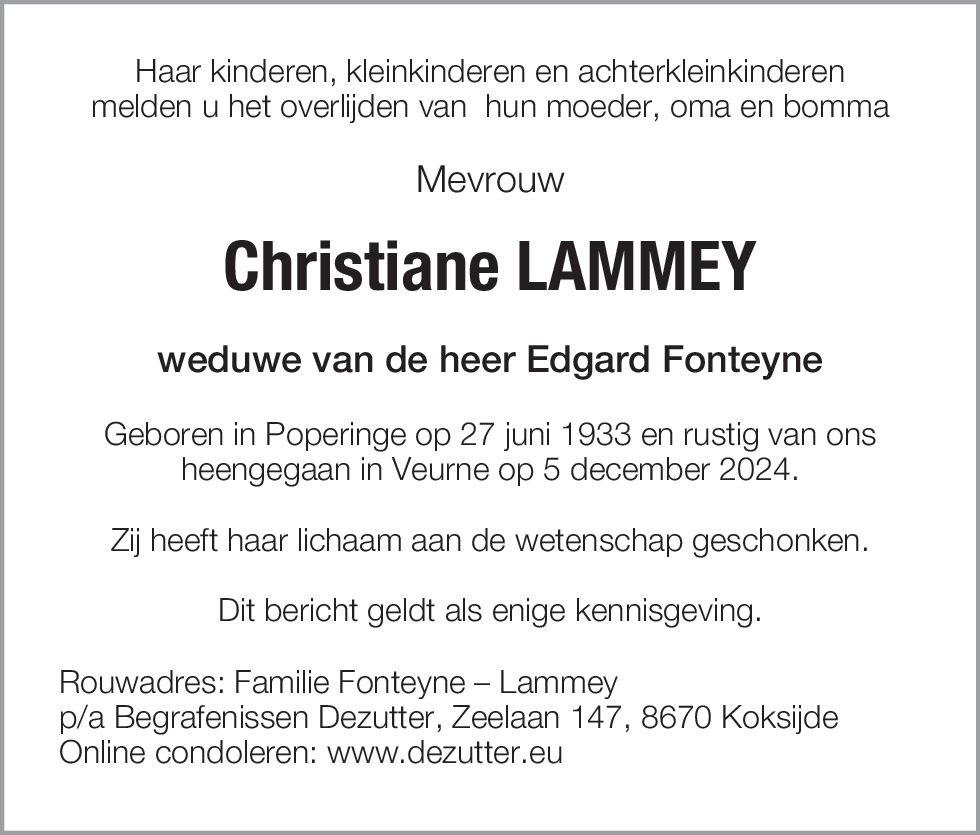 Christiane Lammey