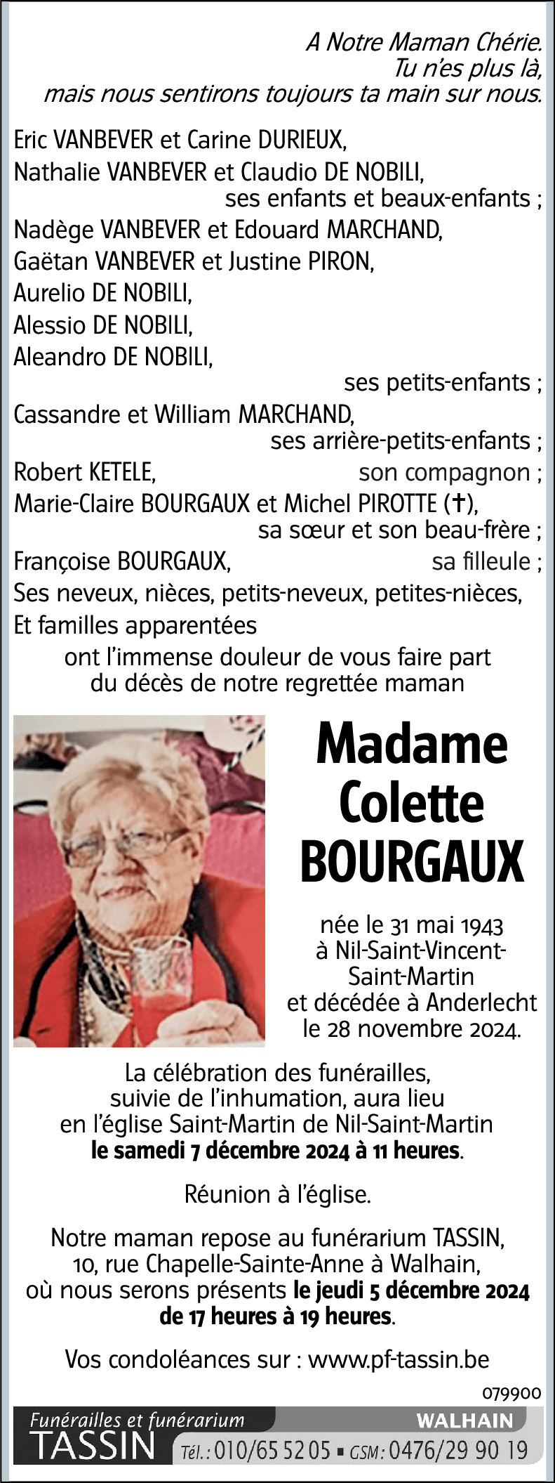 Colette BOURGAUX