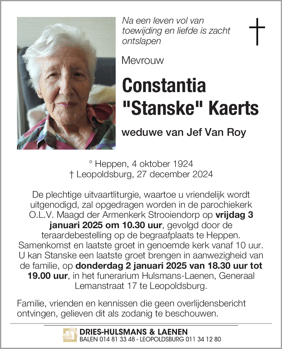 Constantia Kaerts