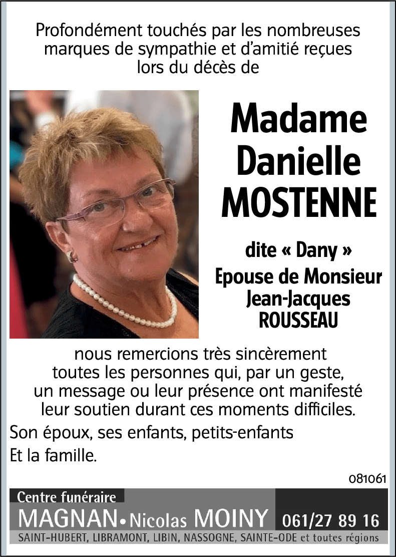 Danielle MOSTENNE