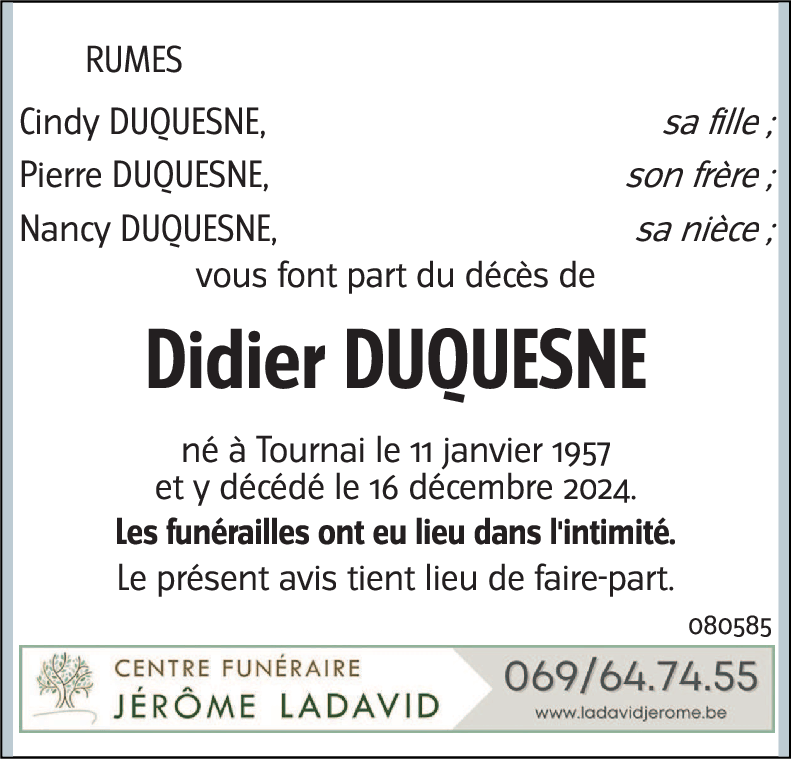 Didier DUQUESNE