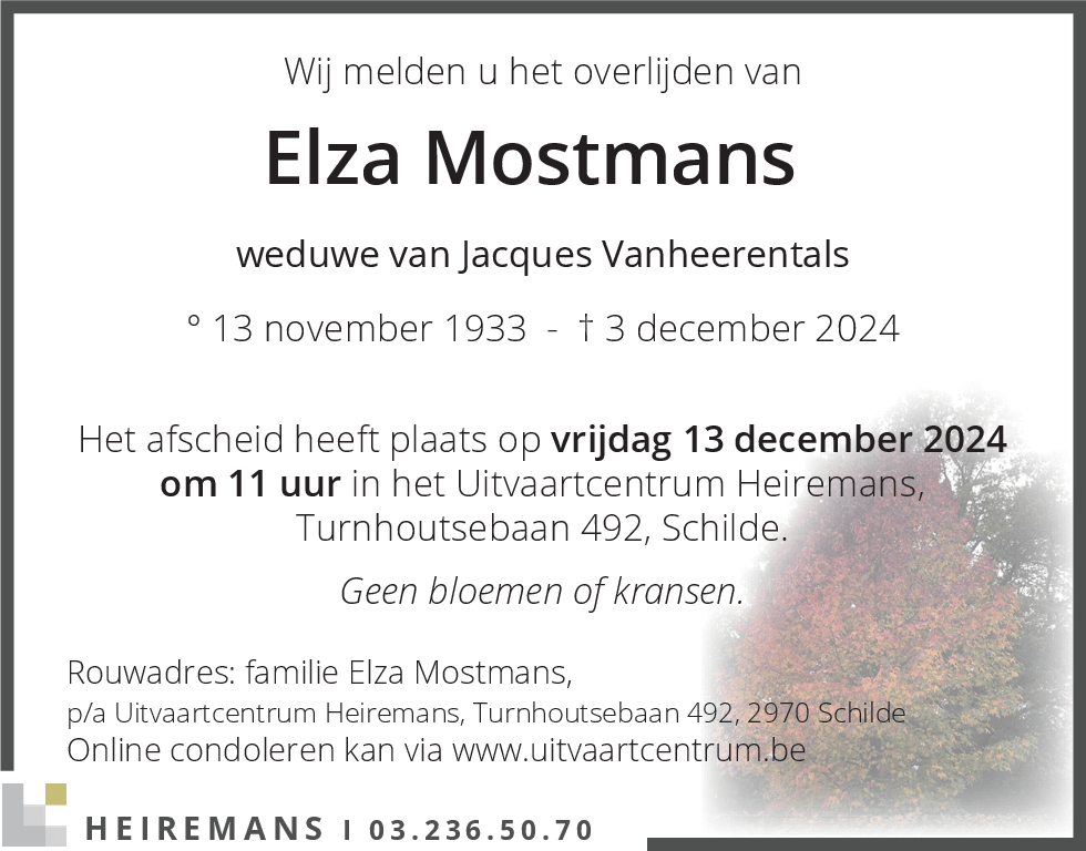 Elza Mostmans