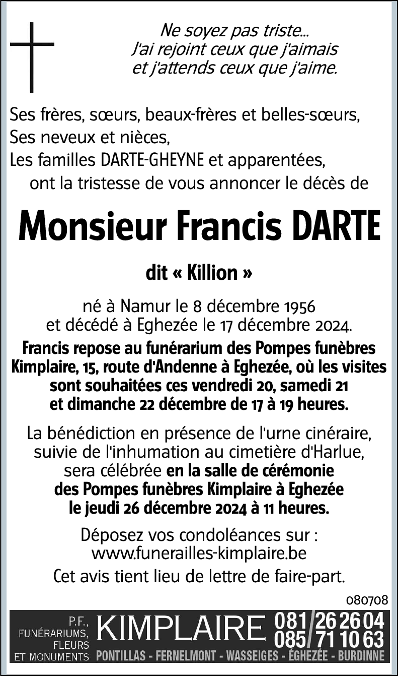 Francis DARTE