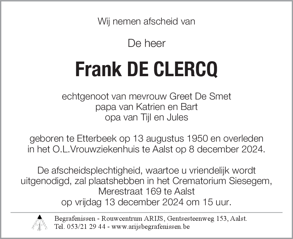 Frank De Clercq