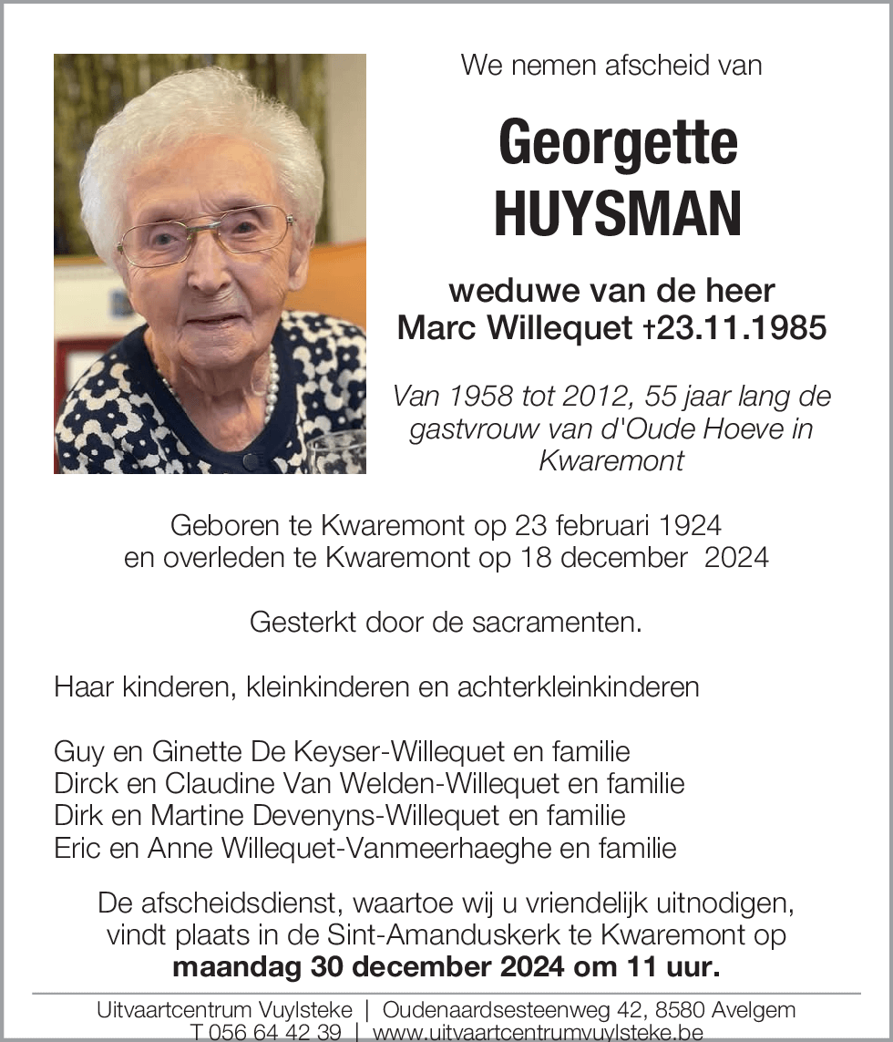Georgette Huysman