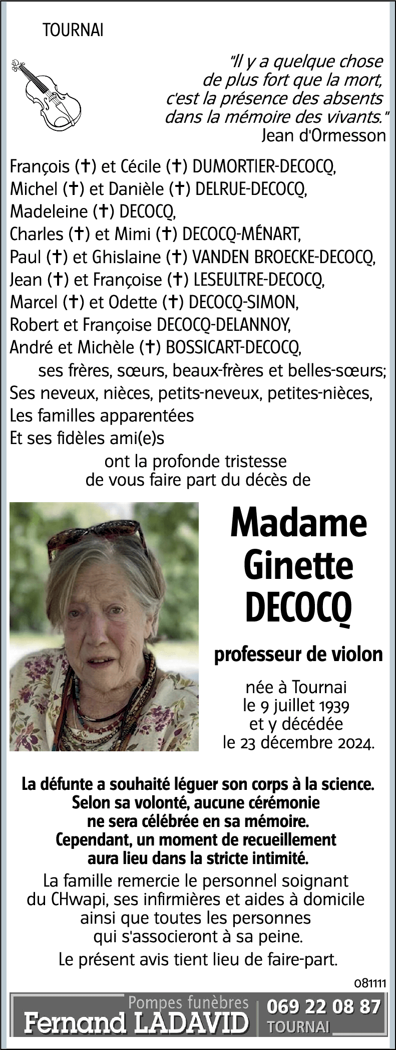 Ginette DECOCQ