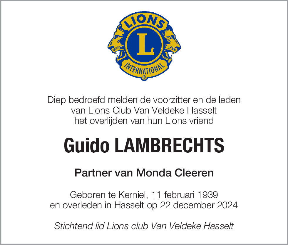 Guido Lambrechts