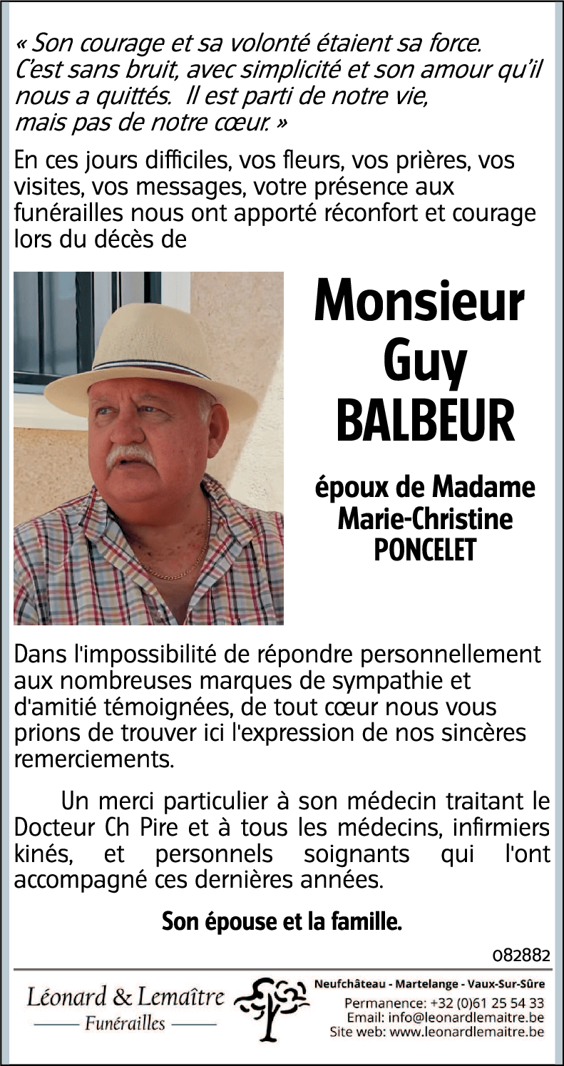 Guy BALBEUR