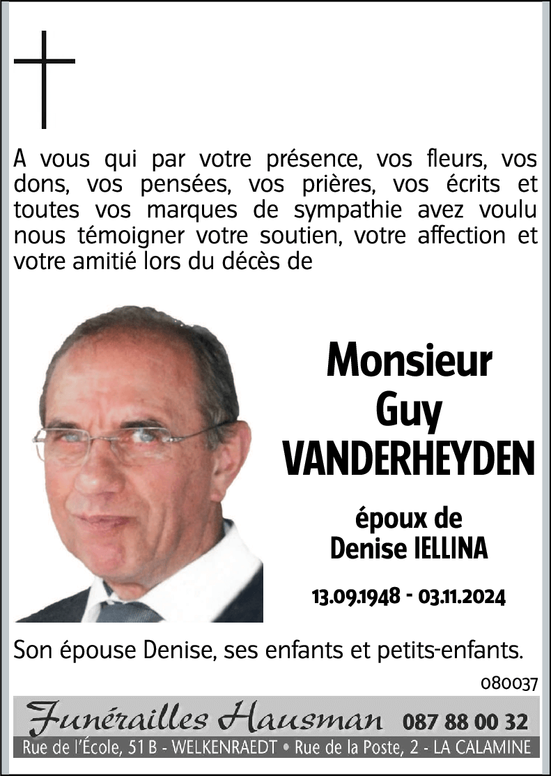 Guy VANDERHEYDEN