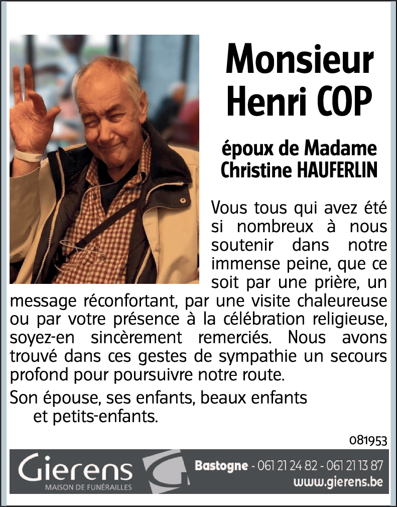 Henri COP