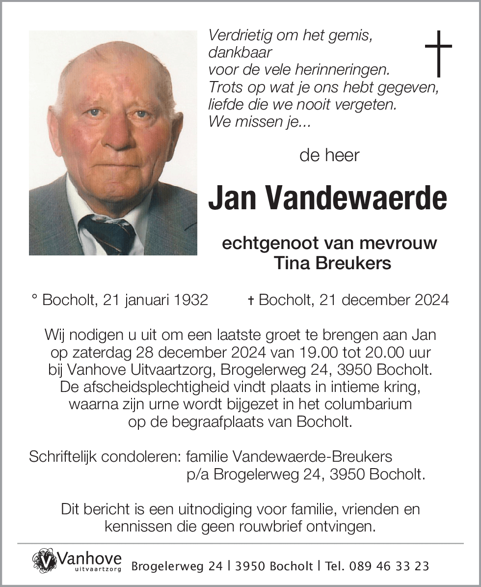 Jan Vandewaerde