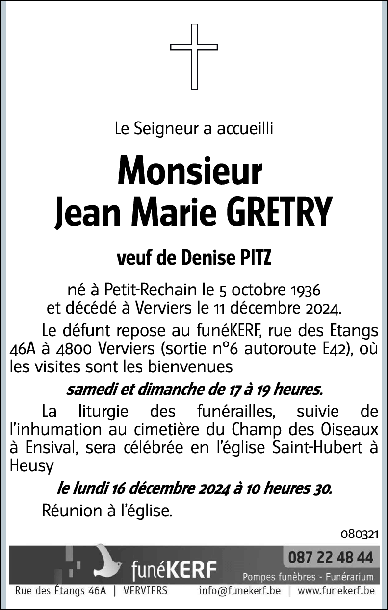 Jean Marie GRETRY