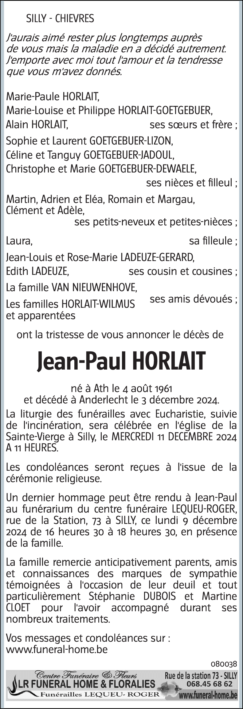 Jean-Paul HORLAIT