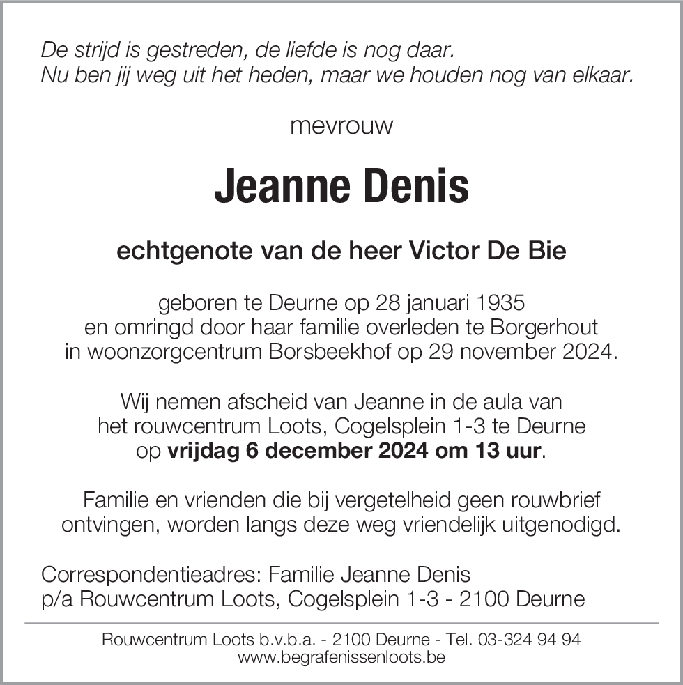 Jeanne Denis