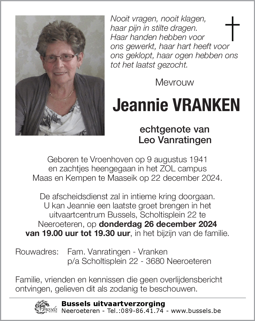 Jeannie VRANKEN