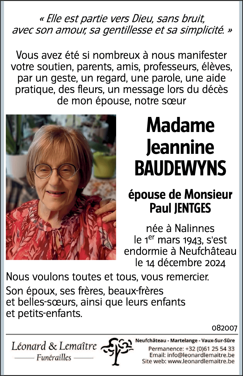 Jeannine BAUDEWYNS