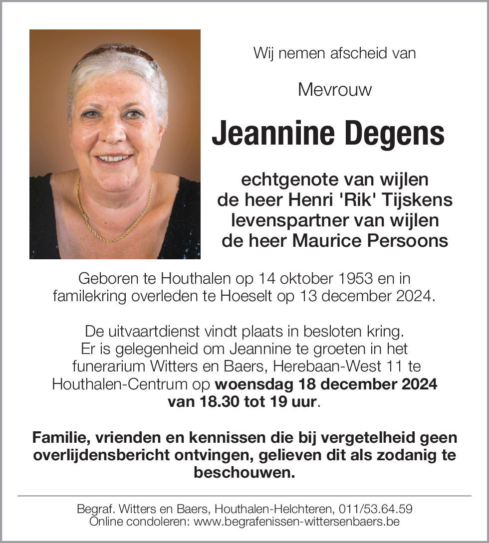 Jeannine Degens