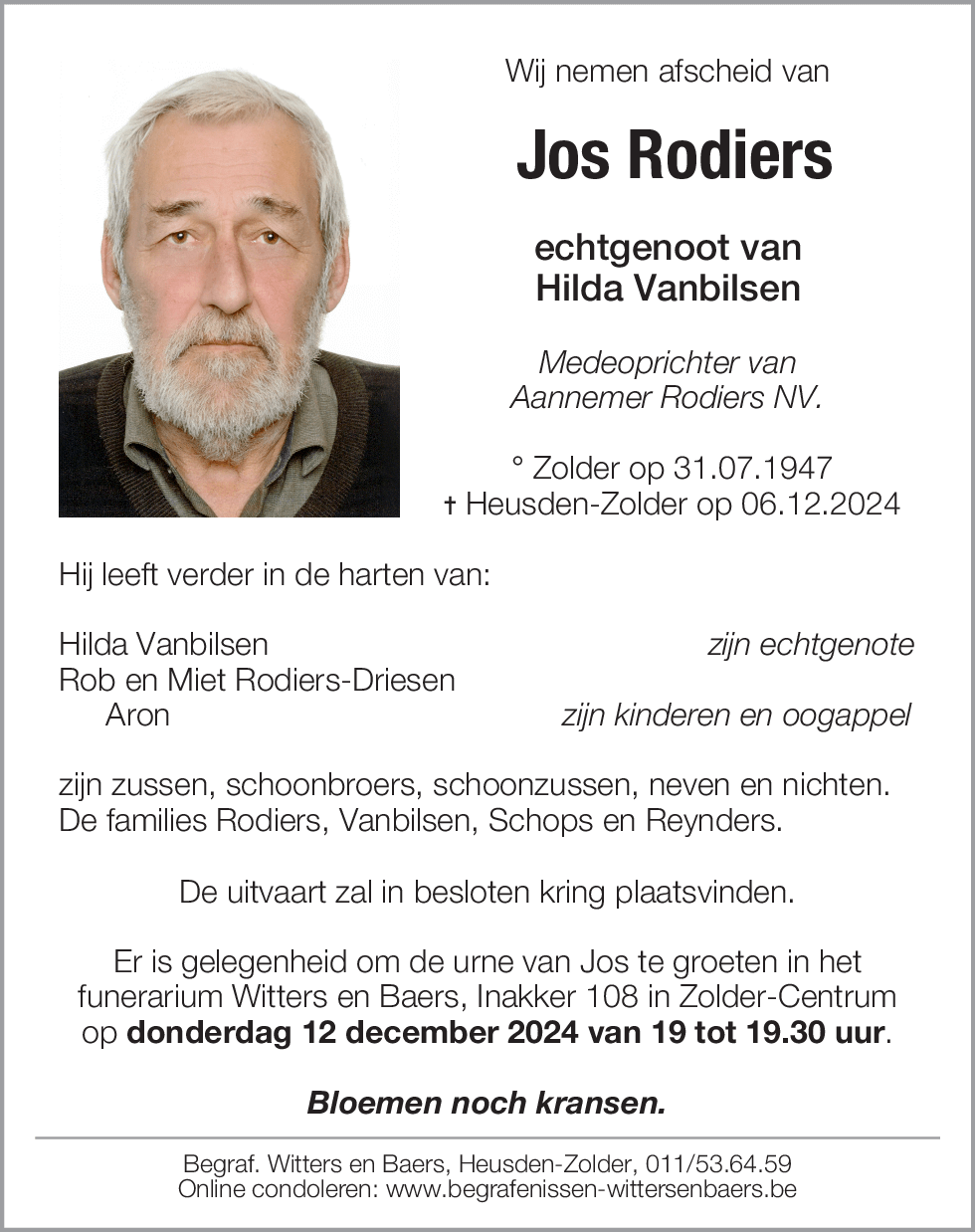 Jos Rodiers