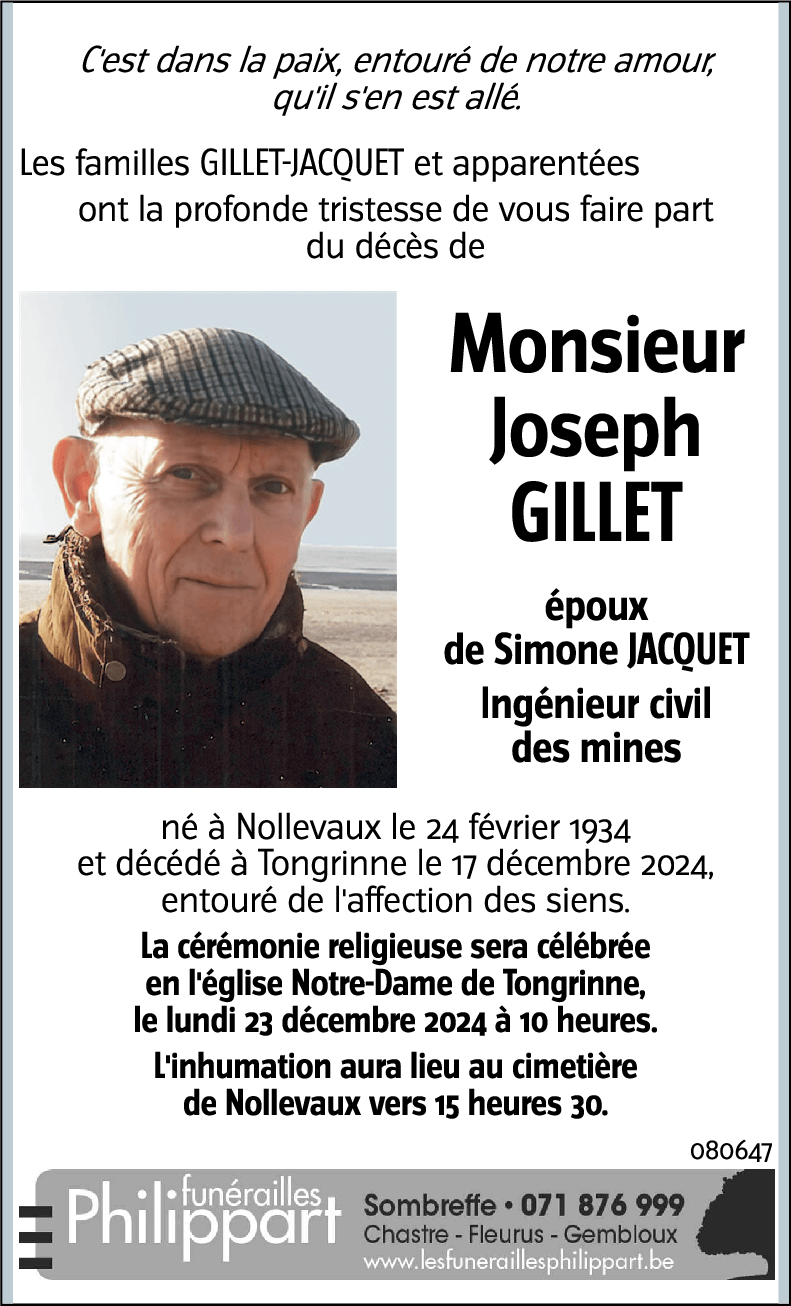 Joseph GILLET