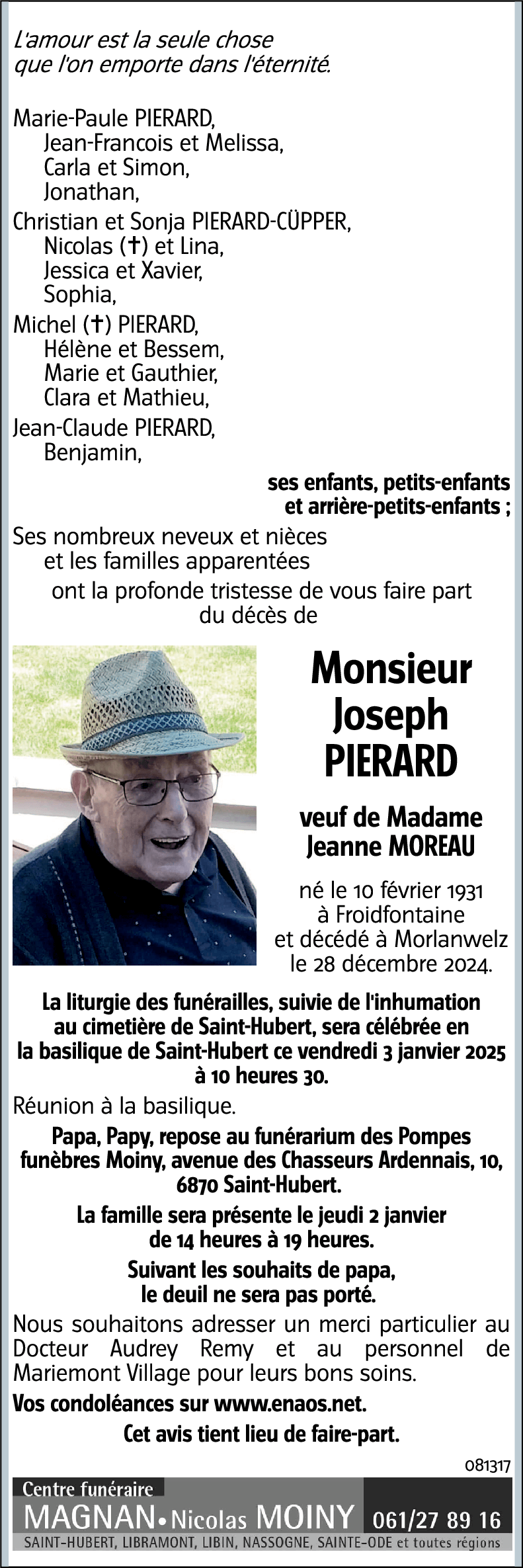 Joseph PIERARD