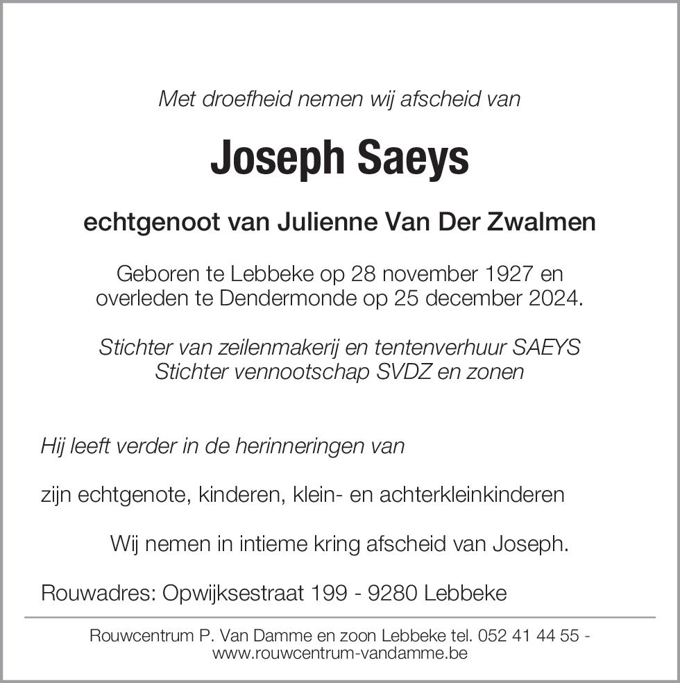 Joseph Saeys