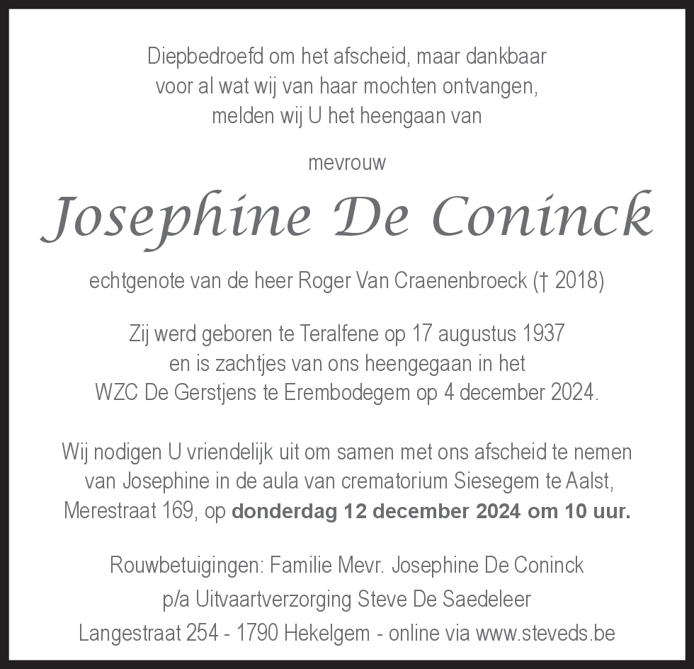 Josephine De Coninck