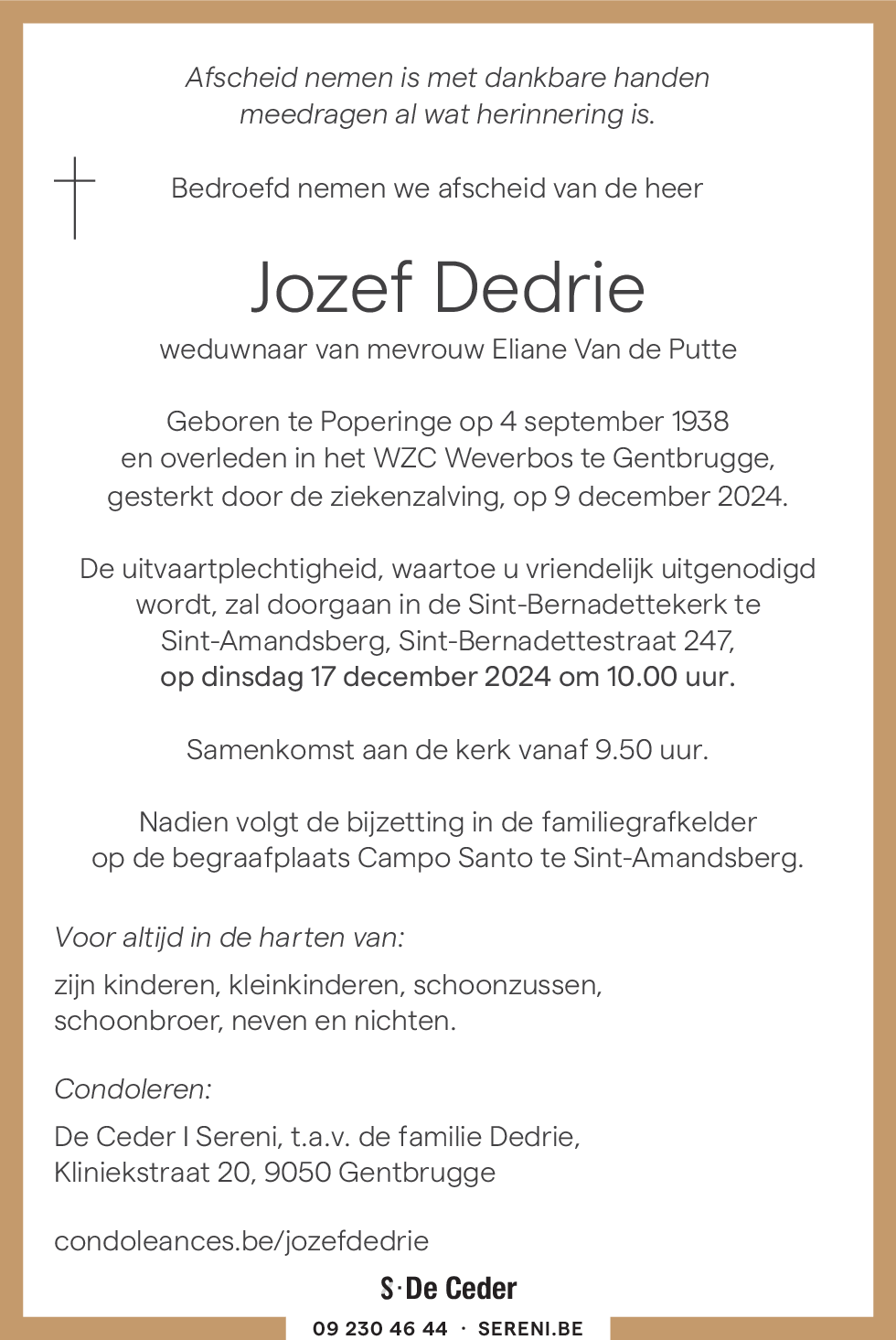 Jozef Dedrie