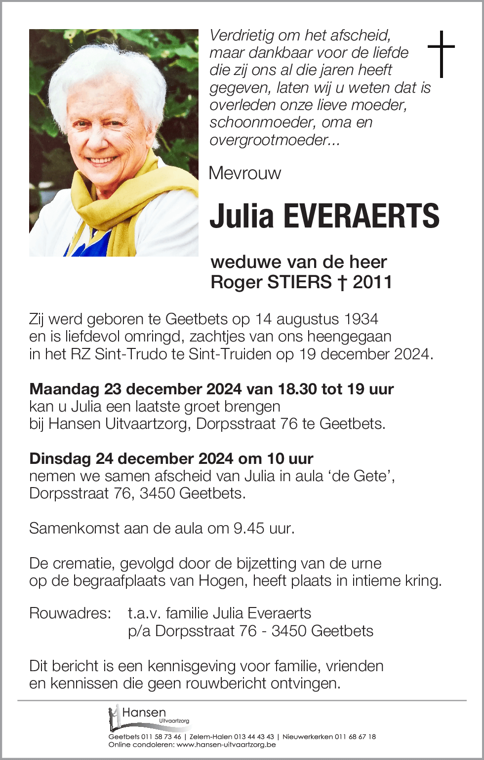 Julia EVERAERTS