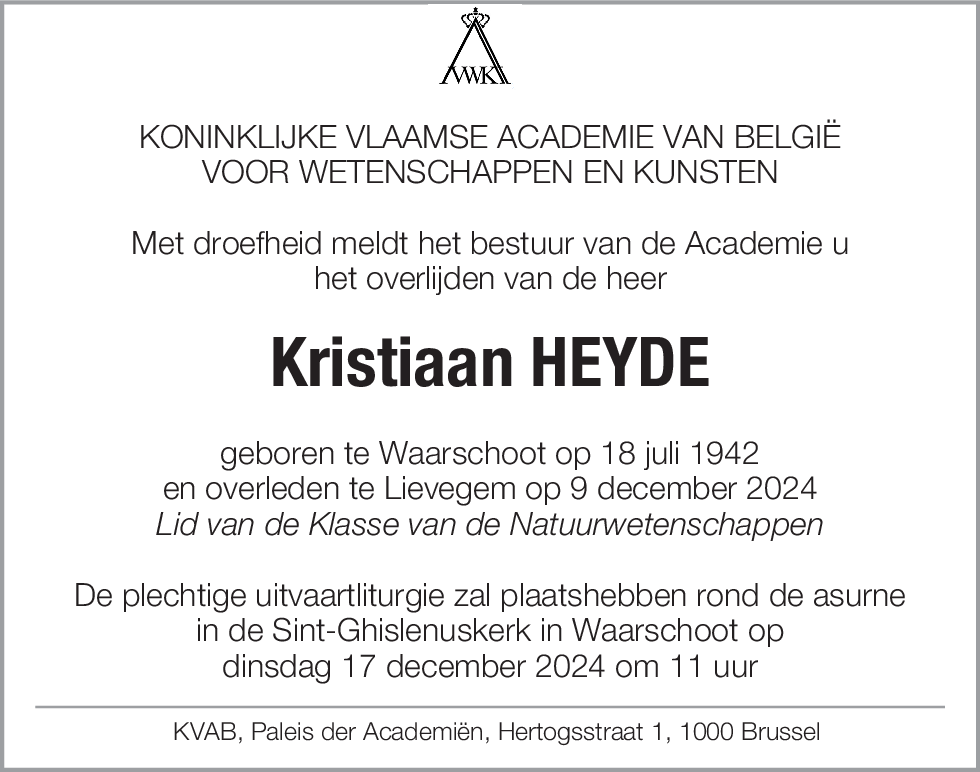 Kristiaan Heyde