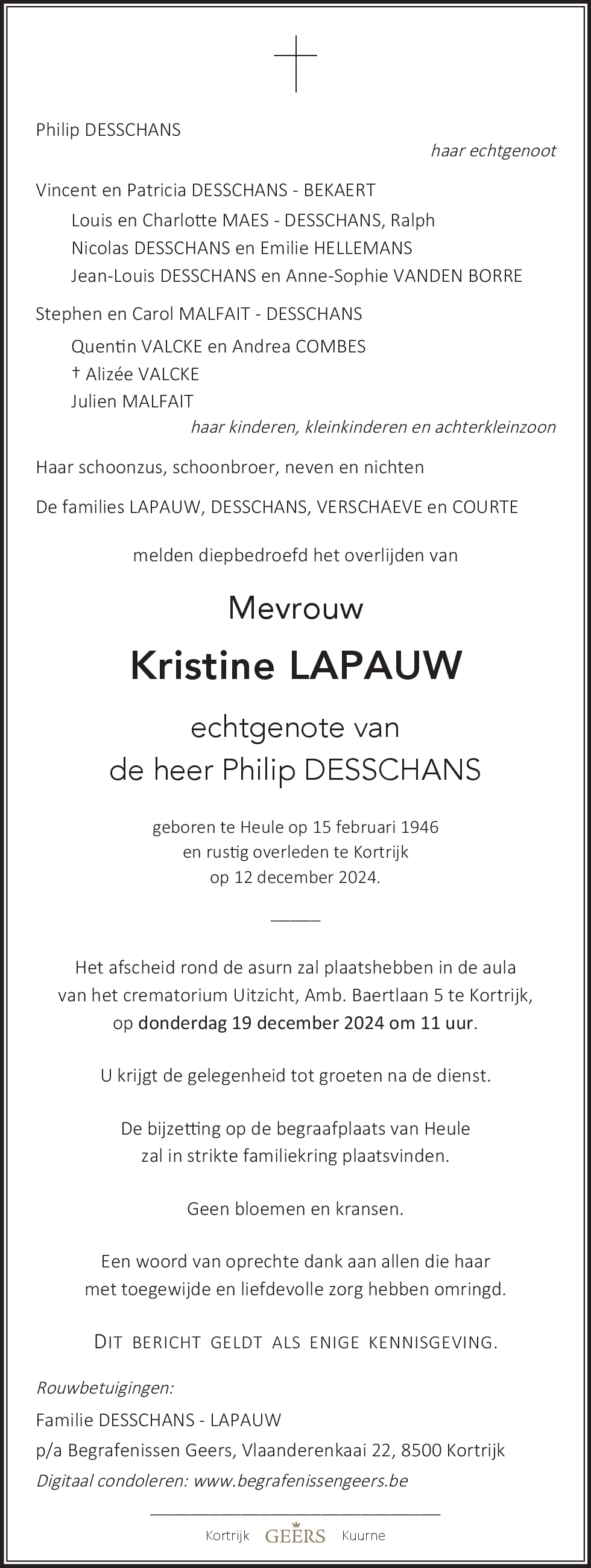 Kristine Desschans - Lapauw