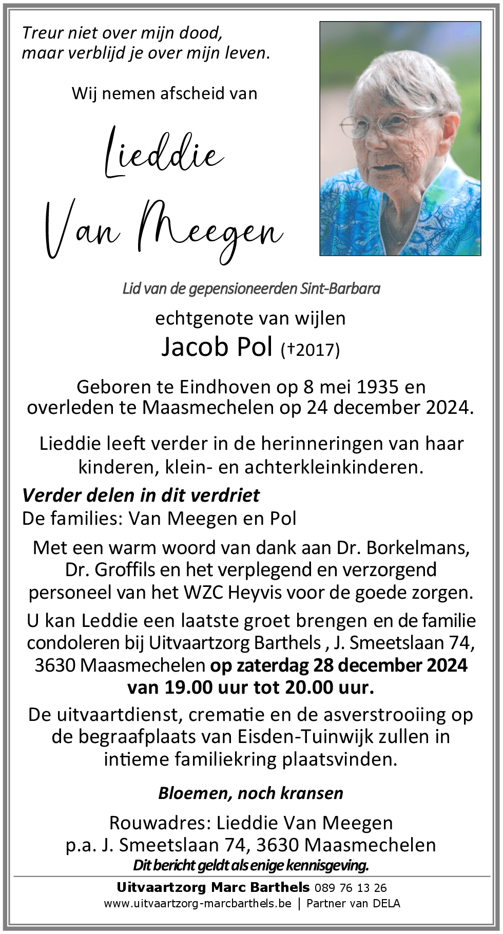 Leddie Van Meegen