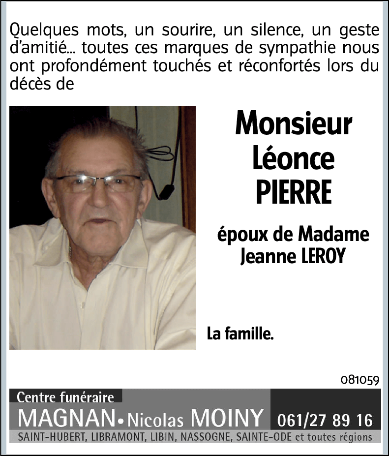 Léonce PIERRE